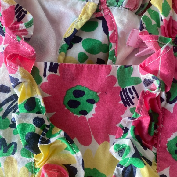 Lilly Pulitzer Dooddle Bug Daisy Dress Girl’s Size 16 Lined - Picture 5 of 7